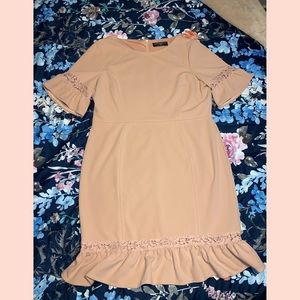 Mauve Pink Midi Dress